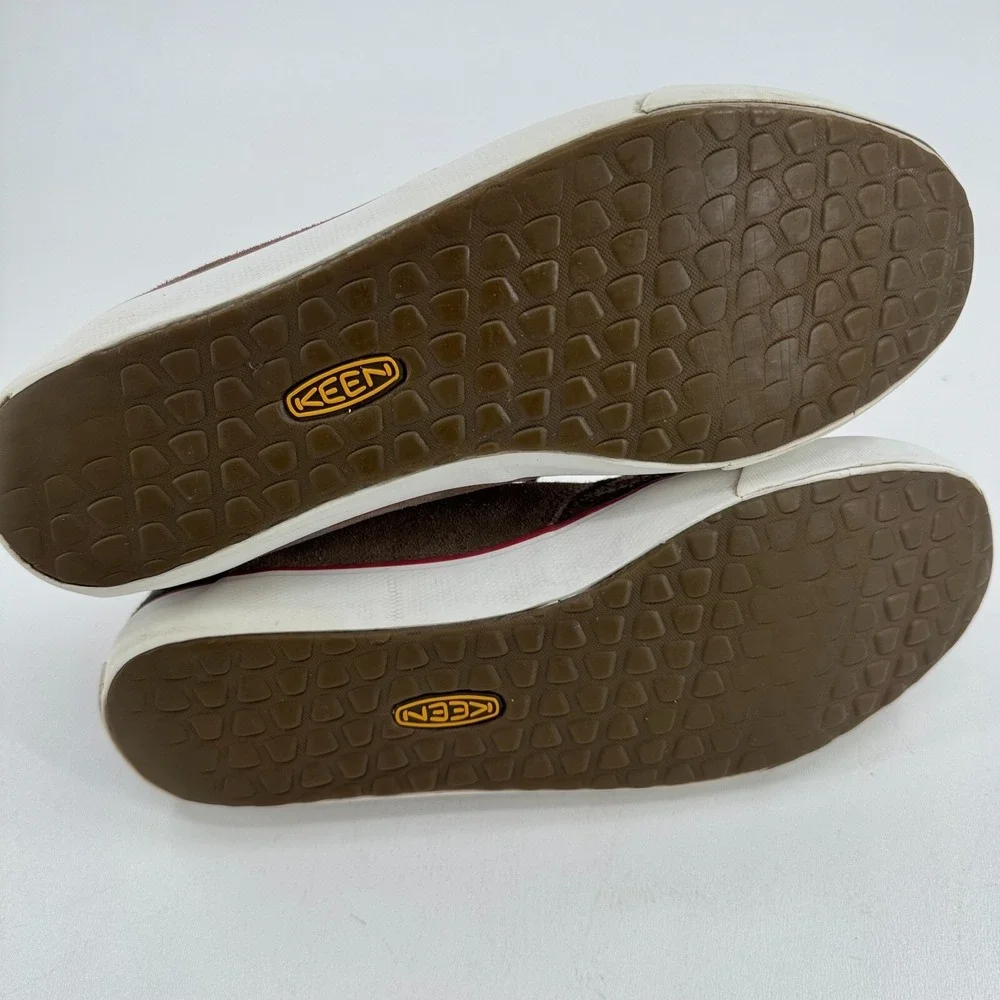 Keen MENS Brown Suede Lace Up Casual Shoes Sneakers SIZE 9